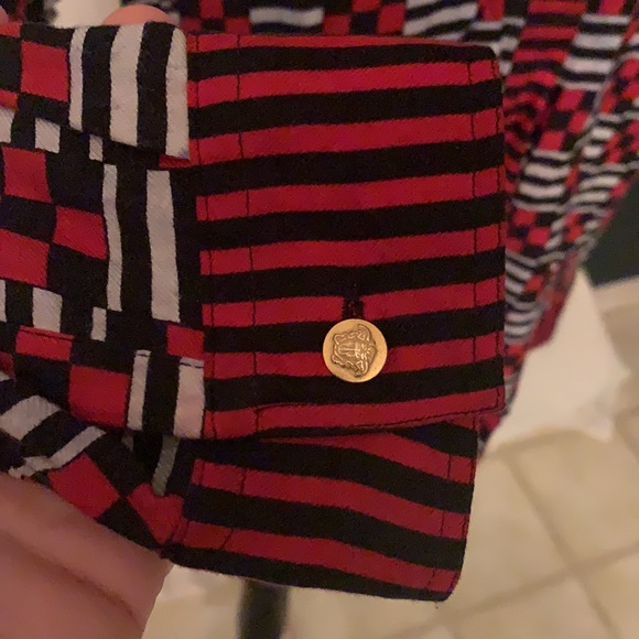 - Versace Vintage black and red Button shirt - - Picture 5 of 12